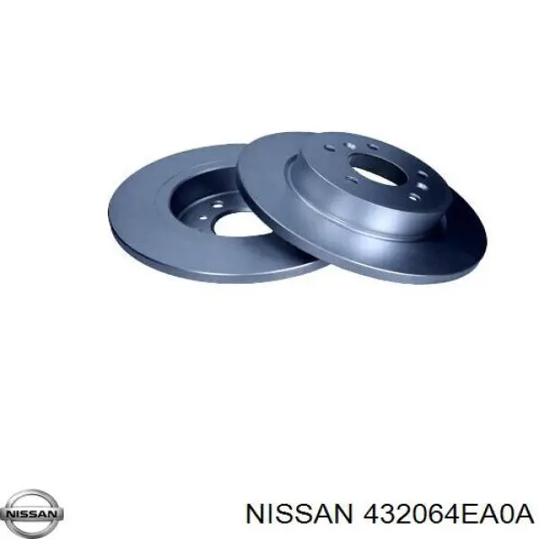 432064EA0A Nissan диск тормозной задний