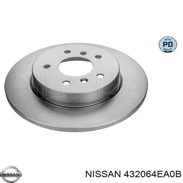 Задний тормозной диск Nissan/Infiniti 432064EA0B цена, от 22.60 USD