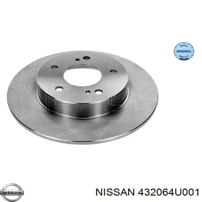 Задний тормозной диск Nissan/Infiniti 432064U001 цена, от 121.97 USD