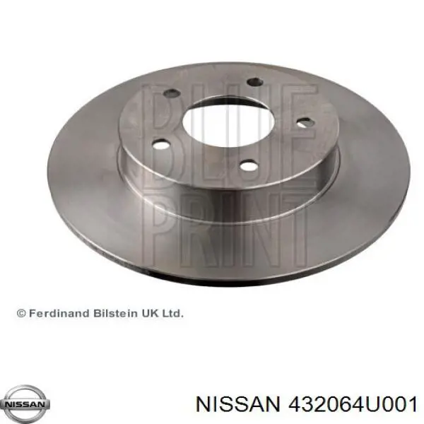 432064U001 Nissan/Infiniti Дисковый тормоз