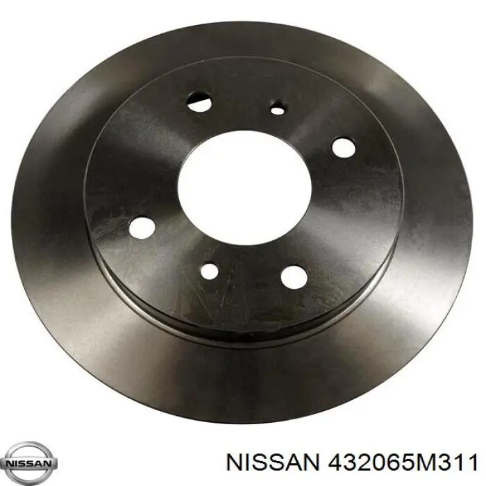432065M311 Nissan диск тормозной задний