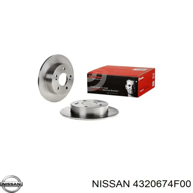 Купить 4320674F00 Nissan/Infiniti Диск тормозной задний