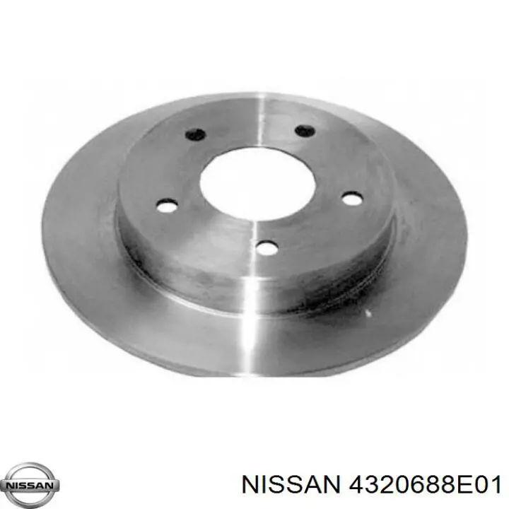 Тормозные диски 4320688E01 Nissan