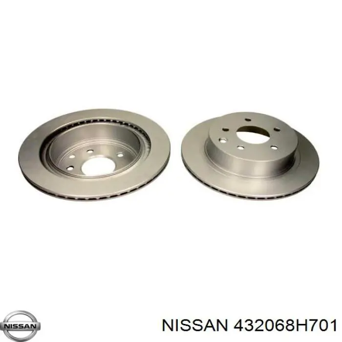 Купить 432068H701 Nissan/Infiniti Диск тормозной задний