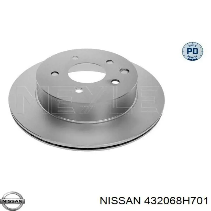 Тормозные диски 432068H701 Nissan/Infiniti