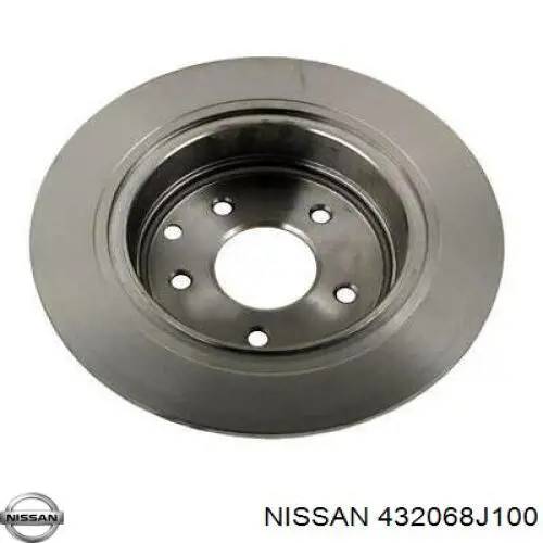 432068J100 Nissan диск тормозной задний