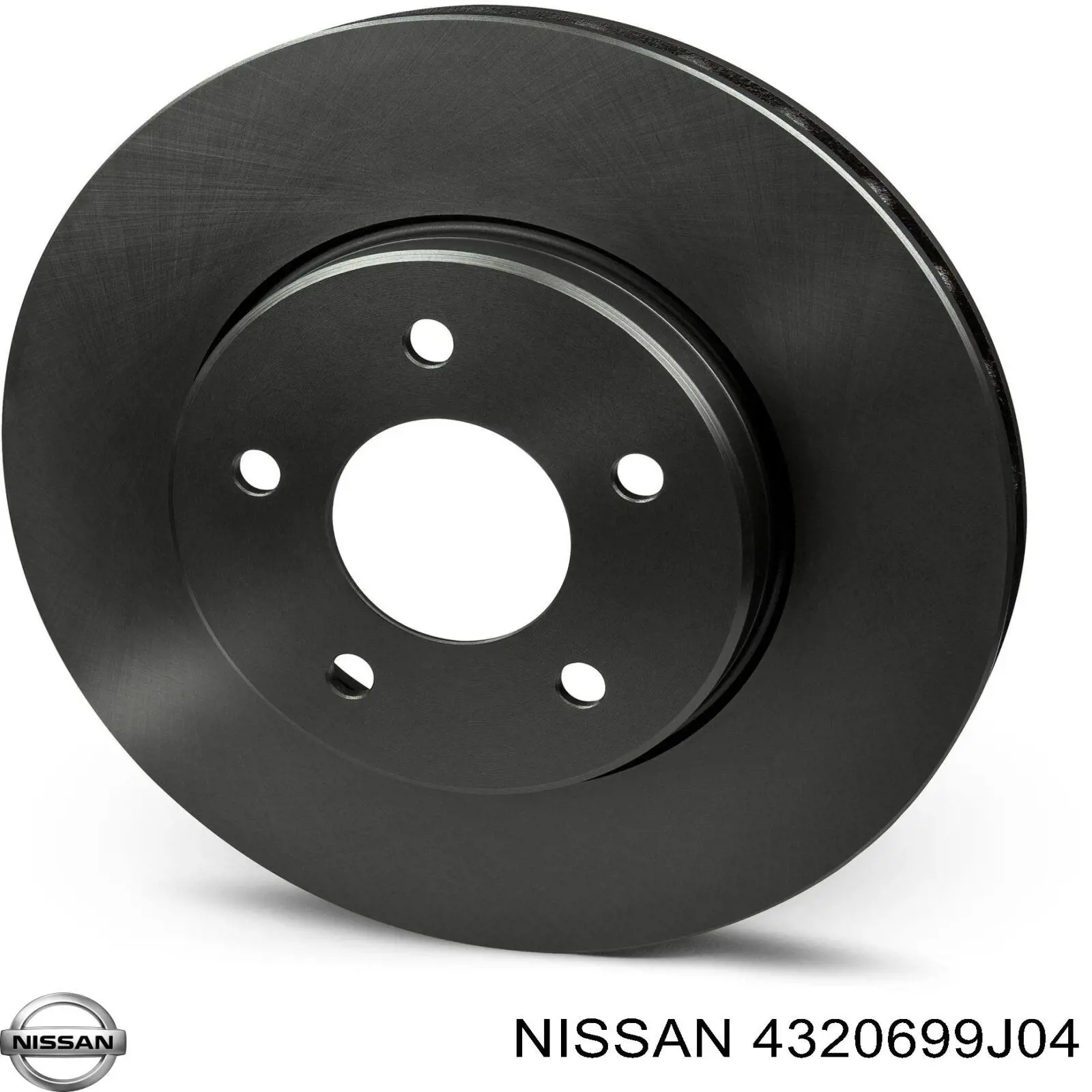 4320699J04 Nissan диск тормозной задний