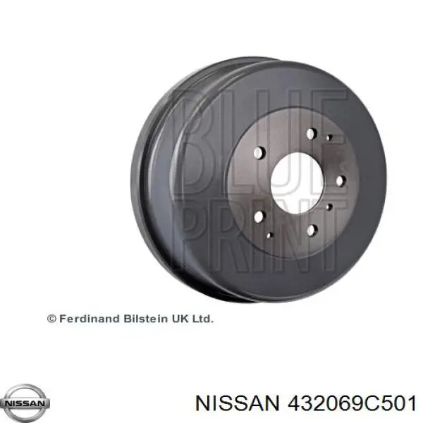 432069C502 Nissan/Infiniti Тормозной барабан