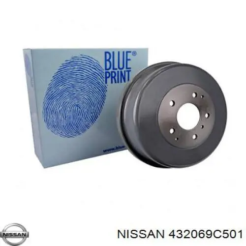 Купить 432069C501 Nissan/Infiniti Тормозной барабан