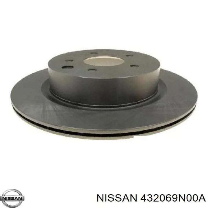 432069N00A Nissan диск тормозной задний
