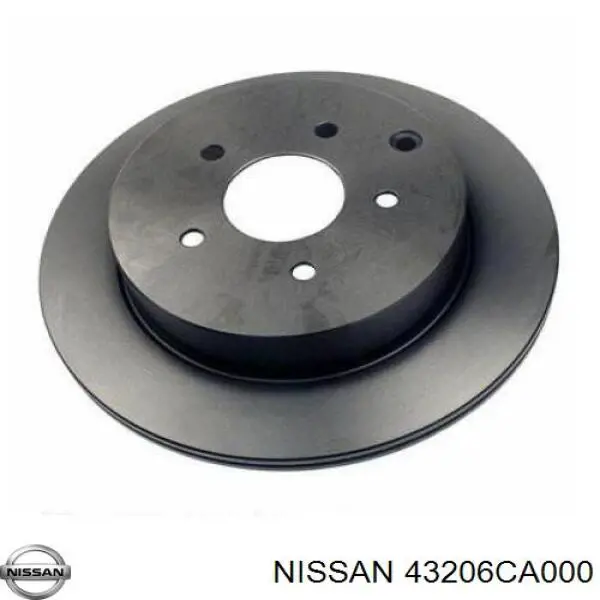 Задний тормозной диск Nissan/Infiniti 43206CA000 цена, от 25.42 USD
