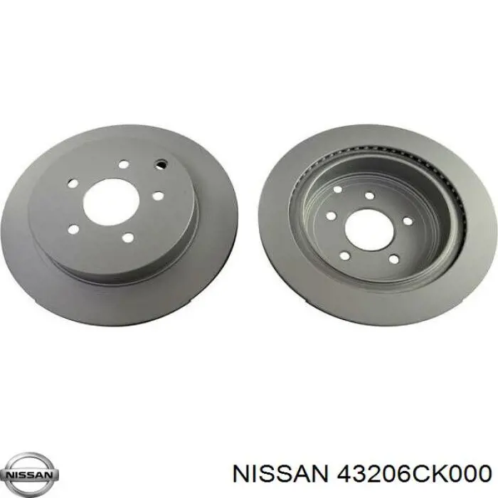 Тормозные диски 43206CK000 Nissan/Infiniti