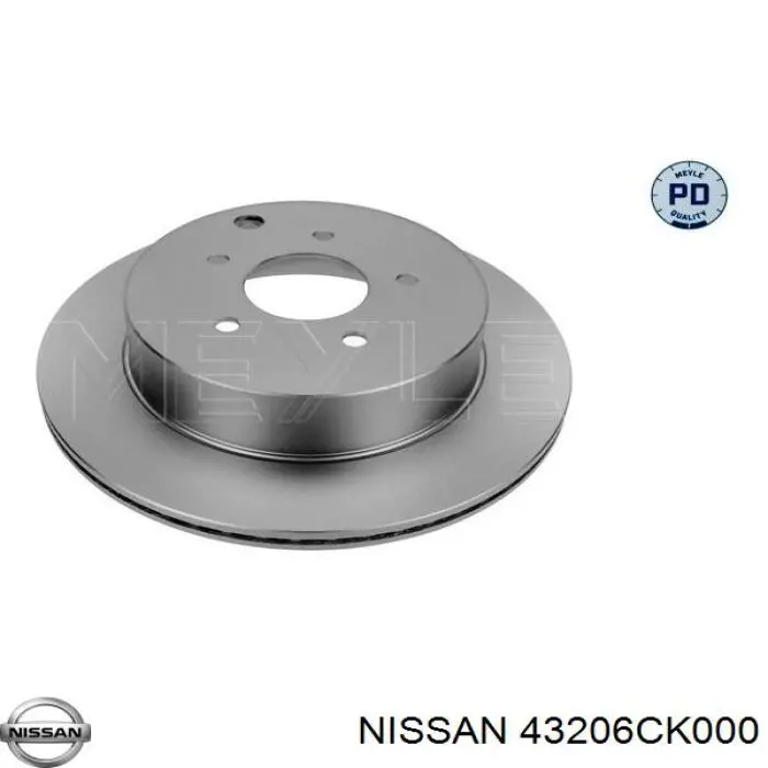 Задний дисковый тормоз Nissan/Infiniti 43206CK000
