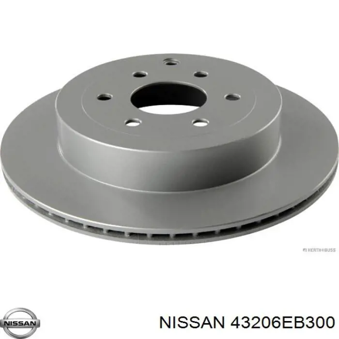 43206EB300 Nissan тормозные диски