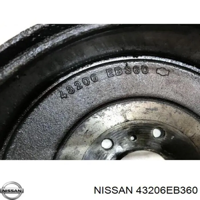 Купить 43206EB360 Nissan/Infiniti Тормозной барабан