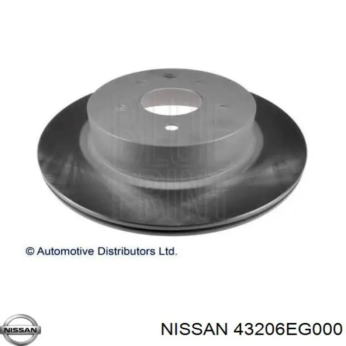 Тормозные диски 43206EG000 Nissan/Infiniti