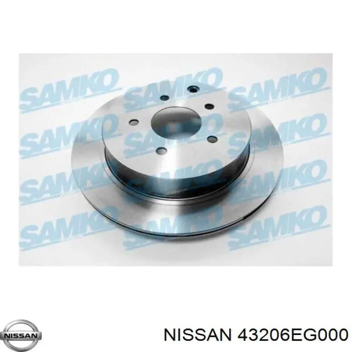 Купить 43206EG000 Nissan/Infiniti Диск тормозной задний