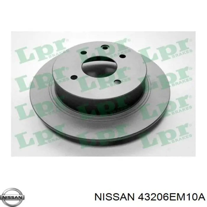 Купить 43206EM10A Nissan/Infiniti Диск тормозной задний