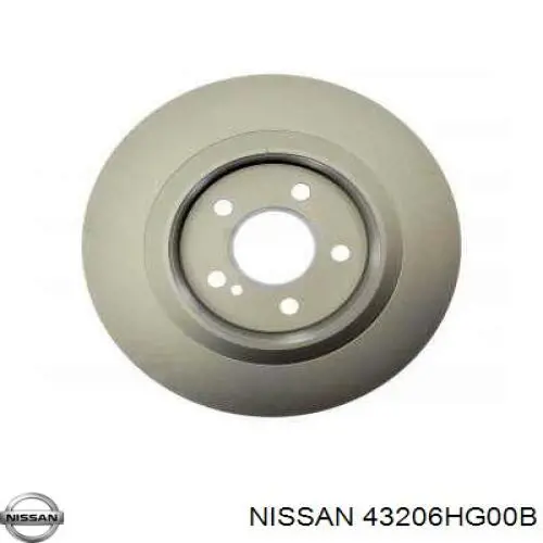43206HG00B Nissan/Infiniti Дисковый тормоз