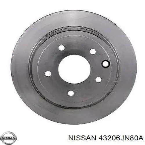Задний тормозной диск Nissan/Infiniti 43206JN80A цена, от 38.41 USD