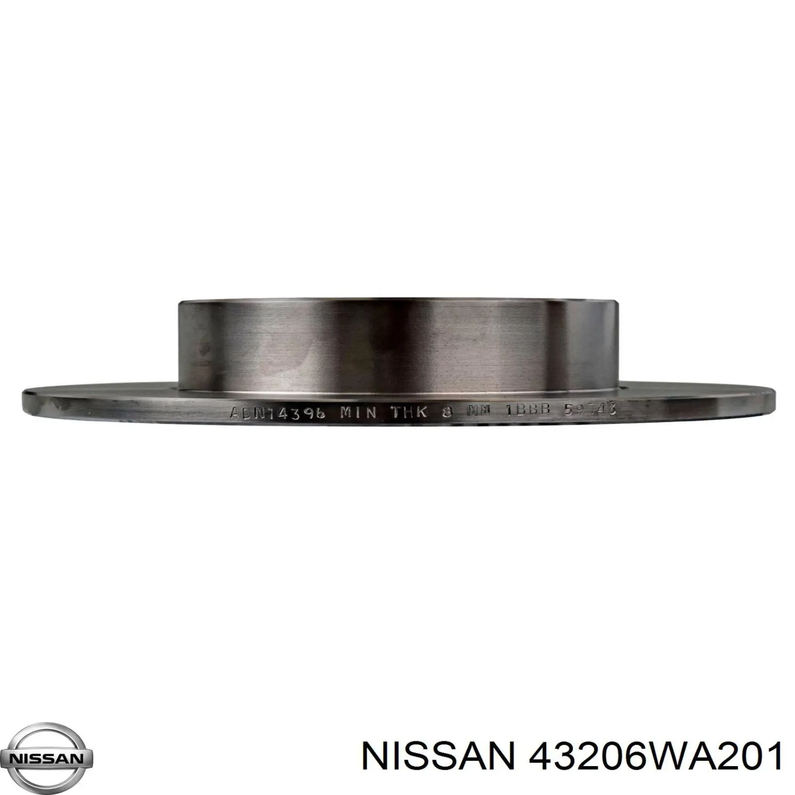 Тормозные диски 43206WA201 Nissan/Infiniti