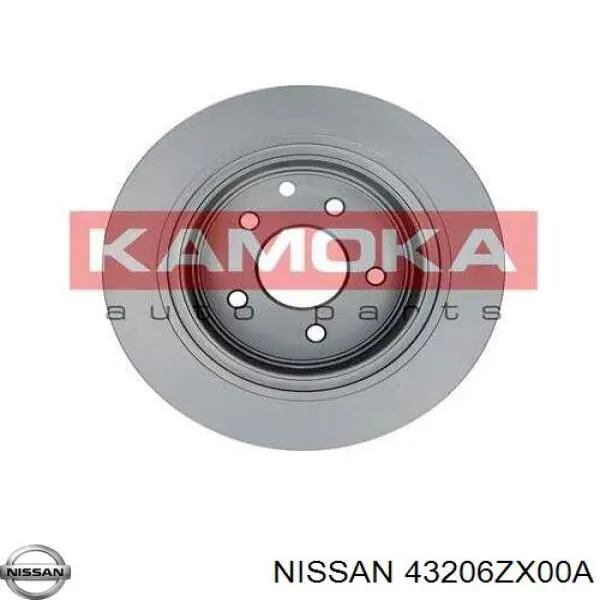 Задний тормозной диск Nissan/Infiniti 43206ZX00A цена, от 36.43 USD