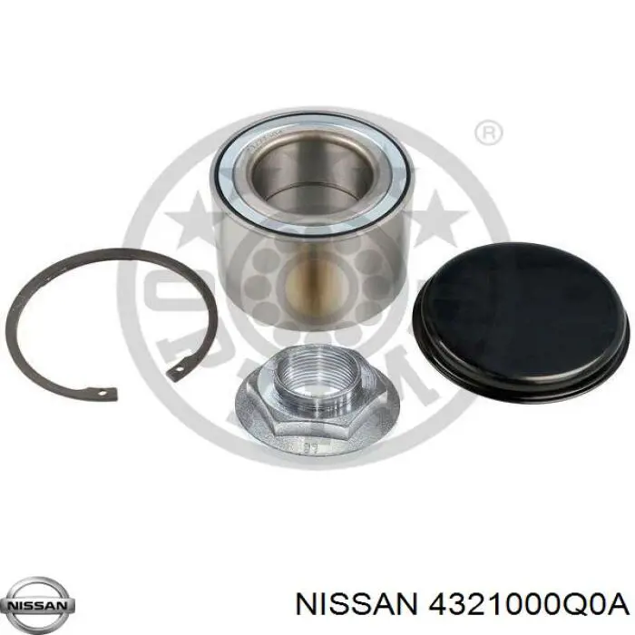 4321000Q0A Nissan/Infiniti Подшипник ступицы задней