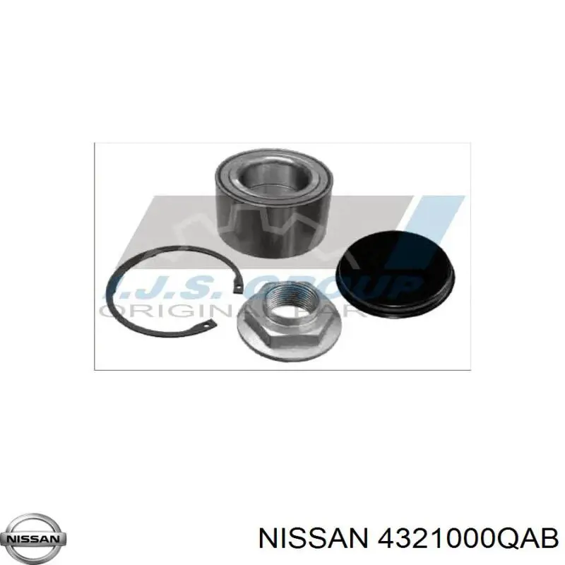 Подшипники задней ступицы Nissan/Infiniti 4321000QAB цена, от 37.46 USD