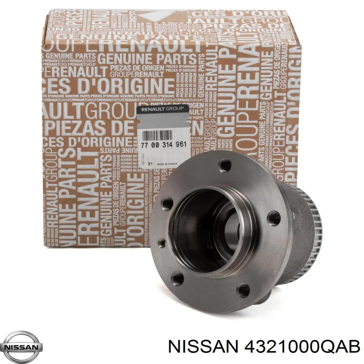 4321000QAB Nissan/Infiniti Подшипник ступицы задней