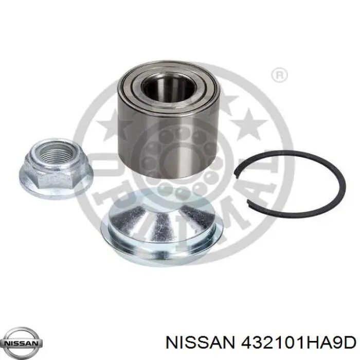 Подшипники задней ступицы Nissan/Infiniti 432101HA9D цена, от 23.54 USD