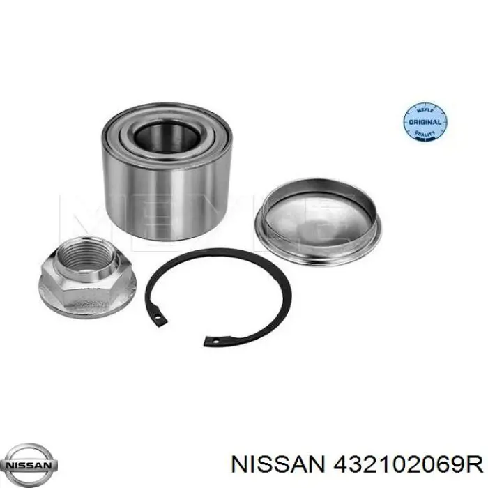 Подшипник задней ступицы 432102069R Nissan