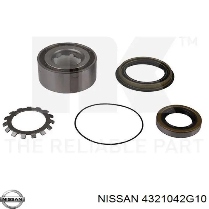 Подшипники задней ступицы Nissan/Infiniti 4321042G10 цена, от 32.22 USD