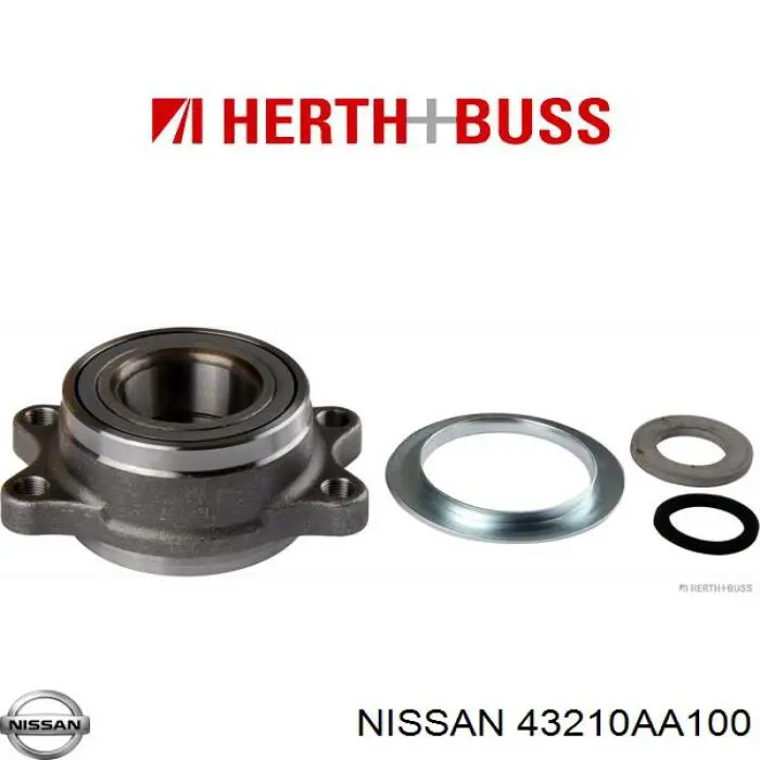 Задний подшипник Nissan/Infiniti 43210AA100