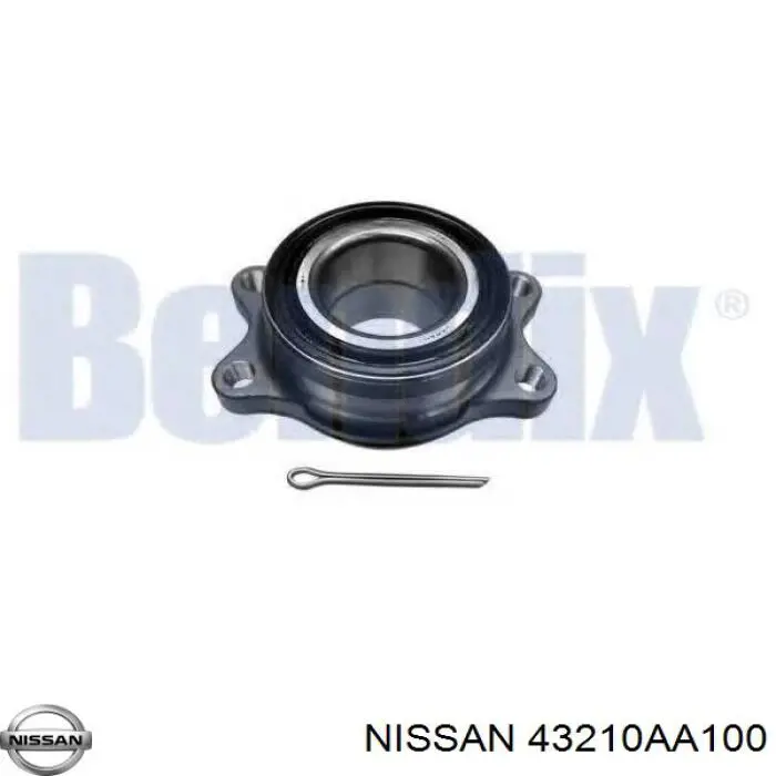 Подшипники задней ступицы Nissan/Infiniti 43210AA100 цена, от 41.30 USD