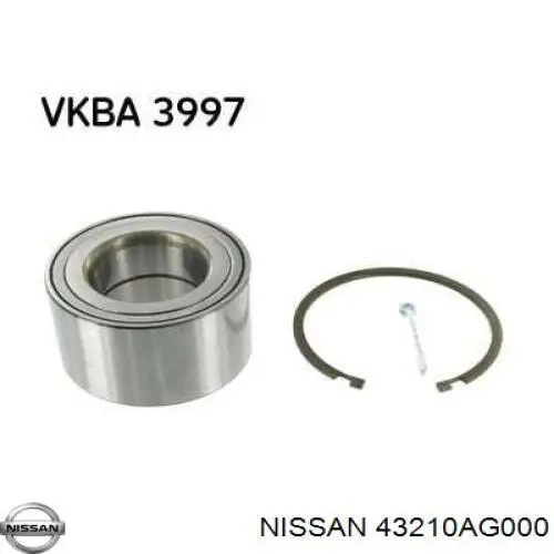 Подшипники задней ступицы Nissan/Infiniti 43210AG000 цена, от 28.46 USD
