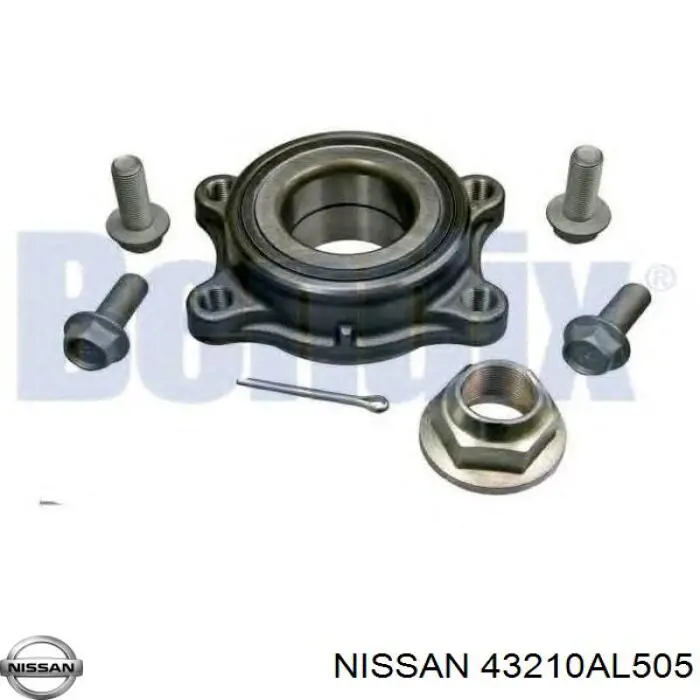 Подшипник задней ступицы 43210AL505 Nissan/Infiniti