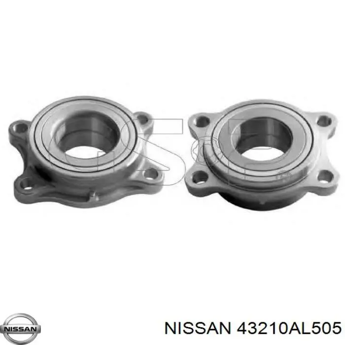 Задний подшипник Nissan/Infiniti 43210AL505