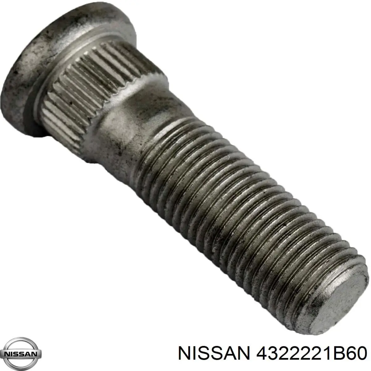 Шпилька колесная, передняя Nissan/Infiniti 4322221B60 цена, от 1.83 USD
