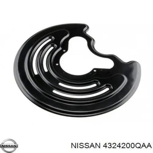 Щиток тормозного диска заднего левый Nissan/Infiniti 4324200QAA цена, от 22.27 USD