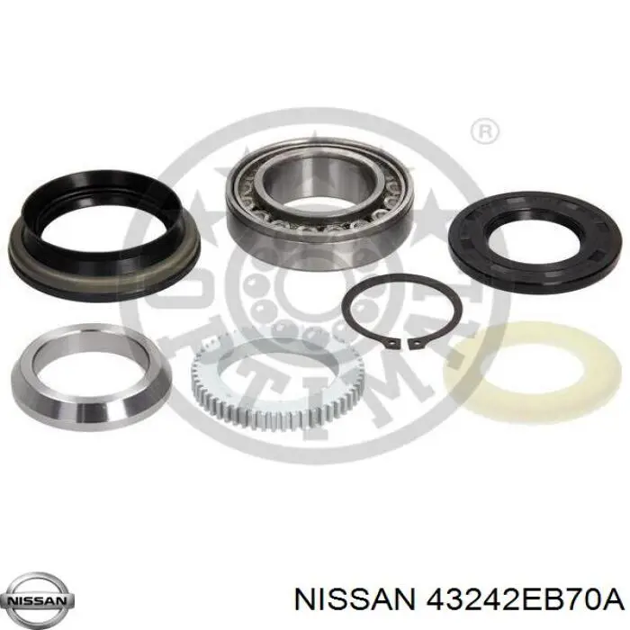 Подшипник полуоси заднего моста 43242EB70A Nissan