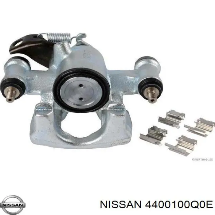 4400100Q0E Nissan suporte do freio traseiro direito