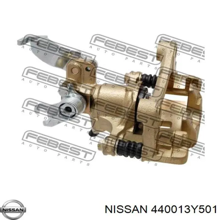 440013Y501 Nissan суппорт тормозной задний правый