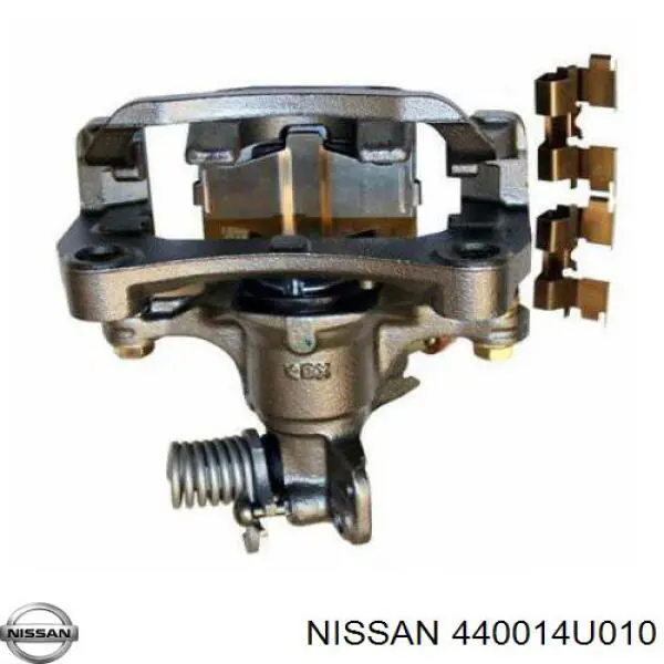 440014U010 Nissan суппорт тормозной задний правый