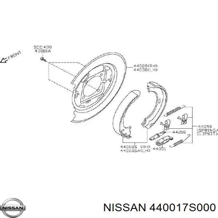  Суппорт тормозной задний правый Infiniti QX56 