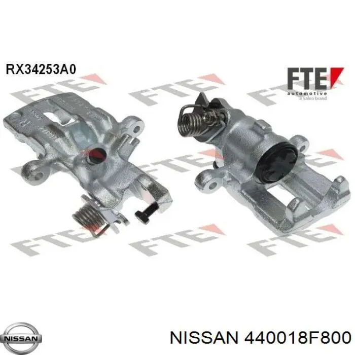 Тормозной суппорт правый задний Nissan/Infiniti 440018F800 цена, от 56.48 USD