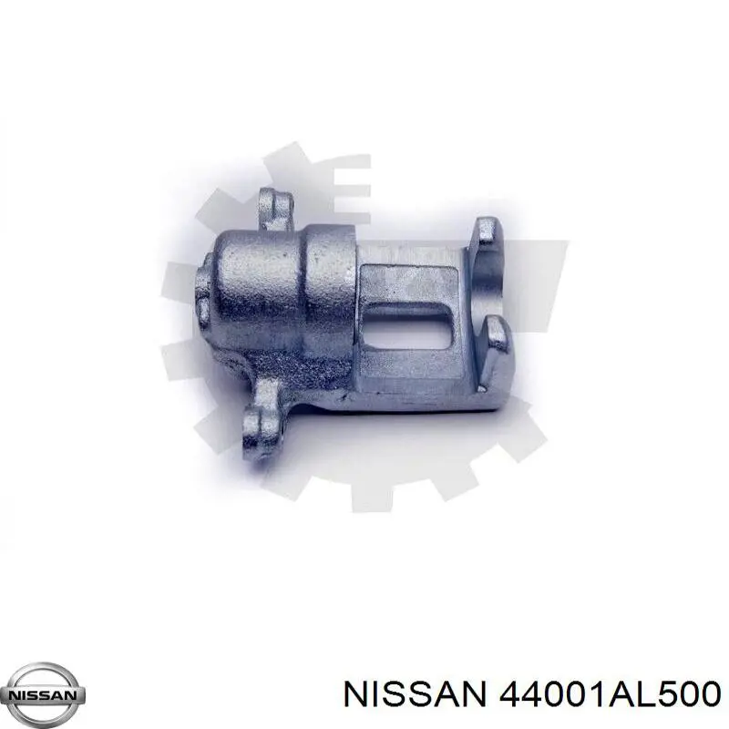 Суппорт тормозной задний правый Nissan 44001AL500