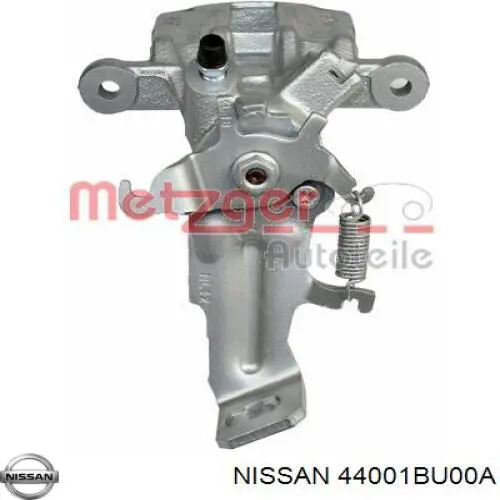 44001BU00A Nissan суппорт тормозной задний правый