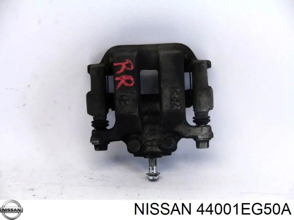 44001-EG00A Nissan suporte do freio traseiro direito