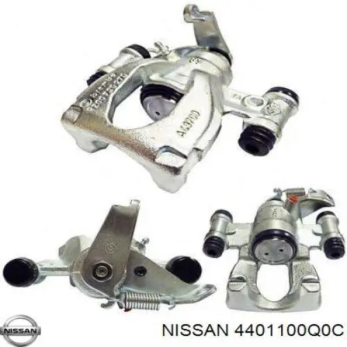 4401100Q0C Nissan/Infiniti Тормозной суппорт задний левый