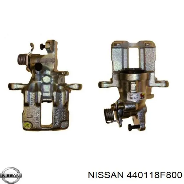 440118F800 Nissan суппорт тормозной задний левый